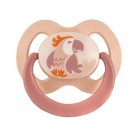 Baby-Nova szilikon fogszabályzós cumi 6-18 hó 2db/csom.- zsiráf/papagáj  