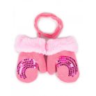 Yo! Bébi téli kesztyű 12 cm - Rózsaszín
