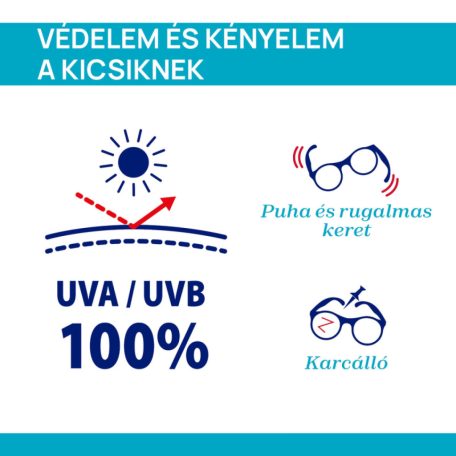  Chicco Napszemüveg 12m+ szilikonpánttal és tükörlencsével - narancs