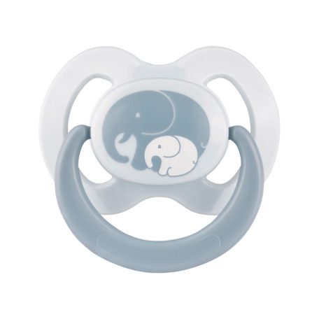 Baby-Nova szilikon fogszabályzós cumi 0-6 hó 2db/csom - elefánt 