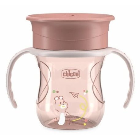 Chicco Perfect  Cup 360° itatópohár 200ml - 12m+ rózsaszín
