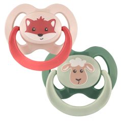   Baby-Nova szilikon fogszabályzós cumi 18+ hó 2db/csom. - róka/bari 