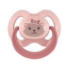 Baby-Nova szilikon fogszabályzós cumi 18+ hó 2db/csom. - cica/kutya