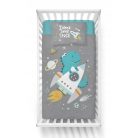 Pamut ágynemű huzat 90*120 cm - Dinó űrkaland