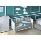 Pamut ágynemű huzat 90*120 cm - Dinó űrkaland