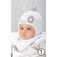   Marika téli sapka pamuttal bélelve (44) - "PINGVIN"  