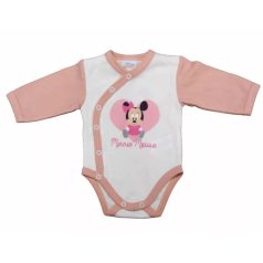 Disney Minnie elöl patentos hosszú ujjú body (56)