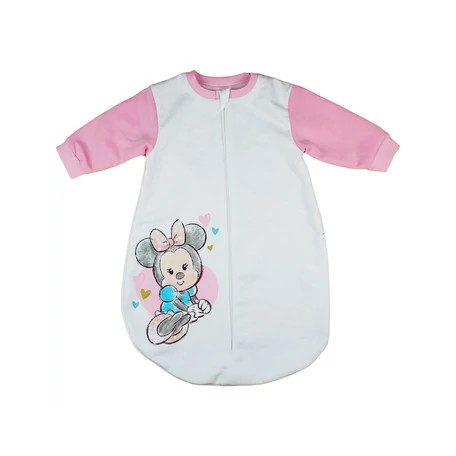 Disney Minnie "rajzos" belül bolyhos hosszú ujjú hálózsák 2,5 TOG (86)