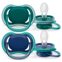   Philips AVENT SCF085/31 Ultra air játszócumi 6-18hó zöld/kék fiús, 2 db