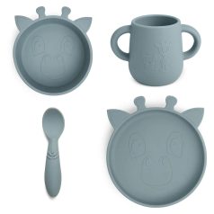 NUUROO szilikon 4 részes étkészlet - Lead