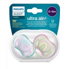 Philips AVENT SCF085/59 Ultra air játszócumi 0-6hó mintás lányos, 2 db