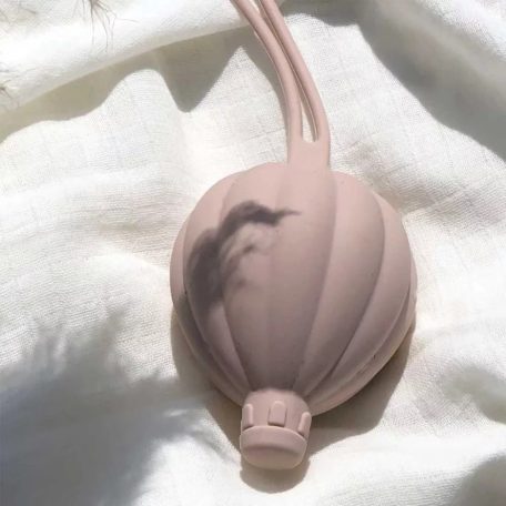 Petu Petu szilikon cumitartó hőlégballon - rózsaszín 