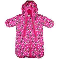 Disney Minnie bélelt kapucnis bébizsák 56-62 pink