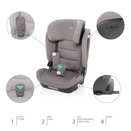 Zopa Matrix I-Size autósülés 100-150 cm - Boss Grey