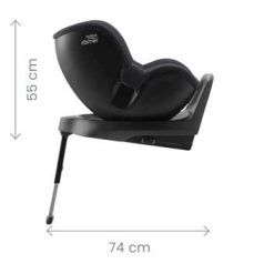   Britax Römer Dualfix M Plus 360°-ban forgatható autósülés 61-105 cm - Space Black