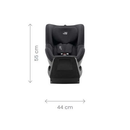 Britax Römer Dualfix M Plus 360°-ban forgatható autósülés 61-105 cm - Space Black