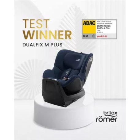 Britax Römer Dualfix M Plus 360°-ban forgatható autósülés 61-105 cm - Space Black