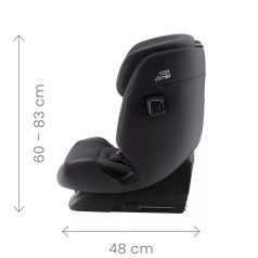  Britax Römer Advansafix Pro Lux autósülés 76-150 cm - Onyx Black