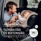 Britax Römer Dualfix Pro M Style 360°-ban forgatható autósülés 61-105 cm - Sage Green