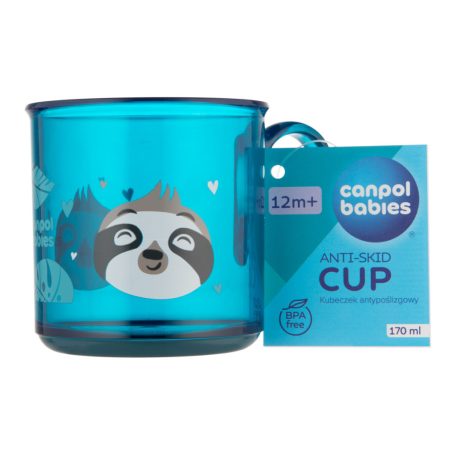  Canpol csúszásmentes pohár 170ml 12hó+ Lajhár 