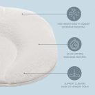 Zopa Tencel memóriahabos ergonomikus laposfejűség elleni
párna - Fehér