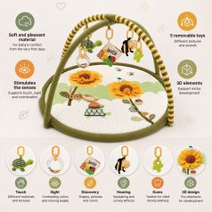 Zopa Cuddle interaktív játszószőnyeg - Garden