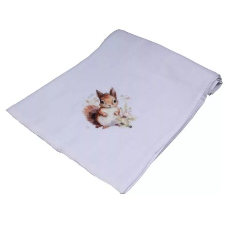 Textil tetra kifogó mókus mintával 140*140cm 
