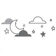 Zopa csúszásgátlós bili - Moon White