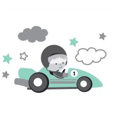 Zopa csúszásgátlós bili - Racer Grey/Mint