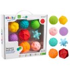 Akuku tapintást fejlesztő labda szett 8 db 