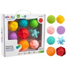 Akuku tapintást fejlesztő labda szett 8 db 