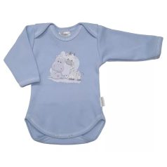   Babastar hosszú ujjú pamut body (74) Best Friend's! kék