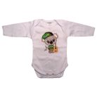 Babastar hosszú ujjú pamut body (56) Koala gitárral 