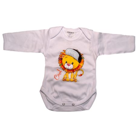 Babastar hosszú ujjú pamut body (50) Oroszlán 