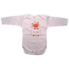 Babastar hosszú ujjú pamut body (56) Csillagos róka 