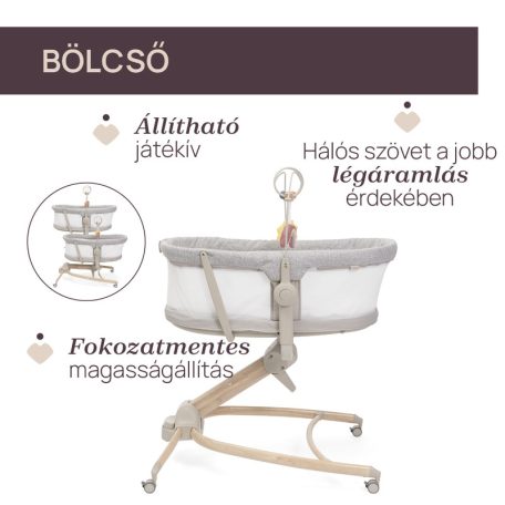 Chicco Baby Hug Armonia 4in1
bölcső-szék - Scandinavian