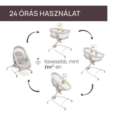Chicco Baby Hug Armonia 4in1
bölcső-szék - Mother Pearl