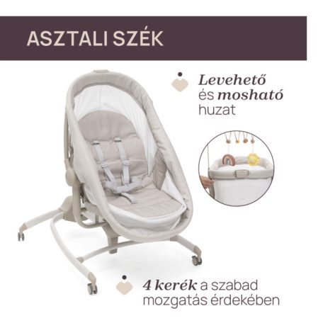 Chicco Baby Hug Armonia 4in1
bölcső-szék - Mother Pearl