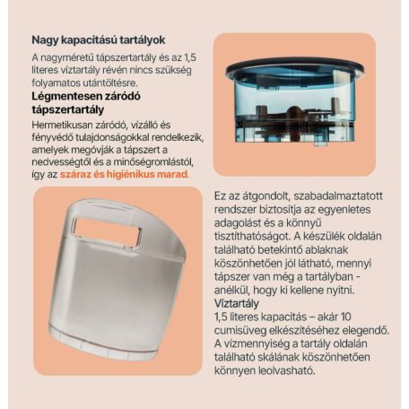 Zopa Babyccino automata tápszerkészítő készülék - Fehér
