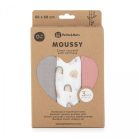 Bambusz muszlin 3db-os pelenka 68 x 68 cm - Moussy Rose Rainbows