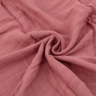 P&M Bambusz muszlin 2db-os kifogó szett 120×120 cm -  Misty Rose Rainbow