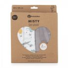 P&M Bambusz muszlin 2db-os kifogó szett 120×120 cm - Misty Grey Planes