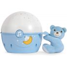 Chicco NEXT2 STARS babaágyra rögzíthető projektor plüss macival - kék