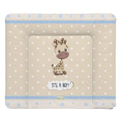   Babastar puha pelenkázó lap 85*75 cm - It's a boy ! zsiráf bézs