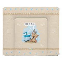   Babastar puha pelenkázó lap 85*75 cm - It's a boy ! maci babakocsi bézs
