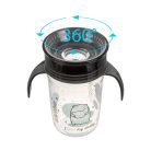 Akuku Non-Spill Cup 9+ varázslatos pohár 240ml - fekete