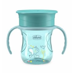   Chicco Perfect  Cup 360° itatópohár 200ml - 12m+ zöld elefánt 