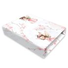 Baby Shop 60*120 cm pamut,gumis lepedő - Varázsló tündér rózsaszín 