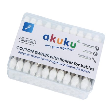 Akuku Biztonsági fültisztító 60 db-os