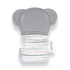 INGENUITY Rágóka/csörgő kesztyű elefánt 3hó+